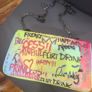 Vintage Women Grafitti Purse